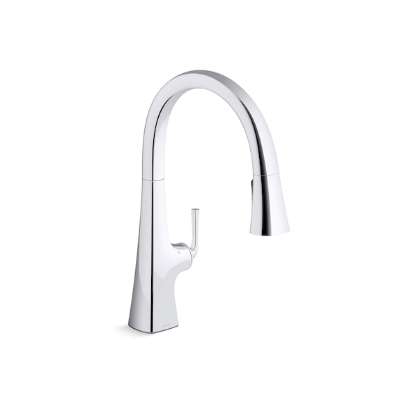Kohler 0 in Mount, 1 Hole Kitchen Sink Faucet 22068-CP - main